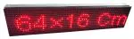 AL-QURAISH ELECTRONICS ( Red Color 64 X 16 CM. )P10 Led Programmable Scrolling / Moving Text Sign Display Board Wi-Fi Controlled.