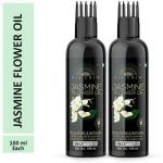 Desi Crew Jasmine Flower Oil Cold Pressed for Hair, Skin and Body 100 ml (pack of 2)