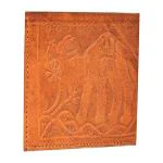 RAJASTHANI HAAT AND CRAFT Men's Brown Genuine Camel Leather Wallet with ATM Card Holder | Original Leather Men's Purse | Men's Wallet with Card Slots