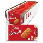 Lotus Biscoff - The Original Caramelised, Biscuit, 124 GMS - -Belgium - (Pack of 12)