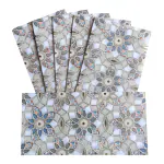 Alvika - Pack of 30 Elegant Floral Beige Shagun Envelopes - 18.5cm x 9.0cm Size, Perfect for Weddings, Birthdays, Baby Showers and Special Occasions