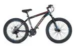 Cradiac Falcon Fat Black, Red and Blue Steel 21 Speed Mountain Bike for Adults (Pack of 1)