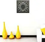 VAS Collection Home AL022 (30 cm X 30 cm, Black)