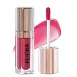 Flicka Shimmery Affair Lip Gloss Shade -6 | Glossy Lip Color | Lightweight & Non - Sticky |Long lasting | Moisturizing And Hydrating Lips|Suitable For All Tones Liquid Lip gloss 5ml (Baby Pink)