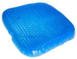 FIVANIO Multicolor Egg Seater Gel Cushion Rubber Seat Pad, Cushion for Car, Office Back / Lumbar Support (Blue)