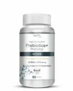 Vokin Biotech Prebiotics + Probiotics 20 Billion Cfu Supplement with Delayed-Release Capsules for Temperature Stable, Digestion and Immune Health (90 capsules)