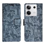 A D Enterprises Grey ATZ Flip Cover for Redmi Note 13 5G | Magnetic Case | Shock Absorbent | Flip Cover Redmi Note 13 5G