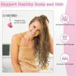 HETOPETO Scalp Massager | All Silicone Body with Super Soft Bristles | Hair Massager for Hair Growth | Head Massager Comb | Shampoo Brush Multi colour