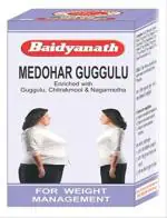 Baidyanath (Jhansi) Medohar Guggulu Ayurvedic Medicine (1 Pack, 120 Tablets in Each Pack)