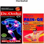 Herbshd DR. Ortho Oil 120ml & Pain-QR 50Tablets For Joint Pain Relief