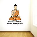 Rawpockets Peaceful Buddha and Quote on Mind