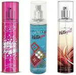 LAYERR Wottagirl Deodorant Spray for Women 405 ml (Pack of 1 Pink Angel Fragrant Body Splash, 1 Pure Paradise Fragrant Body Splash, 1 Heaven Fragrant Body Splash)