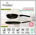 Prestlee Nonstick Cookware 2 PC Combo (Tawa 250+ Omlette Pan) / Nonstick Tawa / Flat Tawa / Dosa Tawa / Roti Tawa