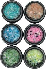 Shills Professional Multicolor Nail Art Mini Square Millers(Pack of 6)