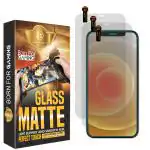 ADSUN ITG Matte Finish Tempered Glass Screen Protector for Iphone 12 (Pack of 3) | 0.3mm Thickness | Full Screen Coverage(except edges) | Shatter Proof|Anti Glare|Anti Fingerprint