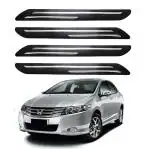 Gee Cee Black Pvc Car Bumper Protector Guard For Honda City T-3 (Set Of 4)