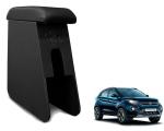 WolkomHome Car Arm Rest Wooden Armrest Black Color with Cushion & Storage Box for Nexon EV Max 2022