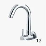 Sparvit Premium Quality - Florentine Collection - Chrome plated brass body Sink cock tap for kitchen .