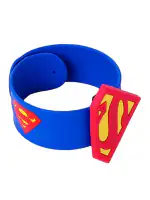 Giftingazebo Slap Bracelets Silicone Wristbands - Superman