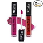 Forfor Fuchsia Pink, Angel Red Liquid Matte Lip Color 4 Ml (Pack Of 2)