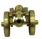 Kalarambh Bharat Haat Yellow Brass Army Top Model Handicraft Art 27.94 x 10.16 x 7.62 cm