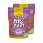 FarmNuts Tulsi California Almonds Roasted Nuts Lightly Salted 400g (200g x 2)
