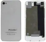 Imbi Iphone 4S A1431, A1387 White Glass Replacement Back Panel