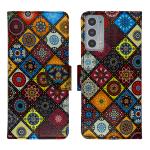 A D Enterprises Rangoli Flip Cover for Moto Edge 20 | Magnetic Case | Shock Absorbent | Flip Cover Moto Edge 20