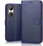 Cloudza Vivo Y100 5G Blue Thermoplastic Polyurethane Scratch Resistant and Shockproof Mobile Flip Cover