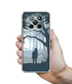 Casotec Hunter Design Printed Silicon Soft TPU Back Case Cover for Lava Agni 2 5G