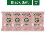 Goshudh Black Salt 4 kg (1Kg X 4 Pack) Kala Namak