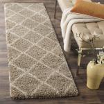 ROYAL TREND Polyester Shaggy Designer Bedside Runner Rugs for Bedside Sofa Floor Entrance Bedroom
