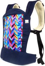 Mom's Pride Blue Cotton Ergonomic Cotton Arc Baby Carrier