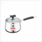 Kitchen Essentials-Stainless Steel Tea Pan With Glass Lid-1.5 litre,Thickness