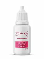 Bake King Ice Cream Vanilla Flavour Essence for Baking Cakes, Jams, Jelies, Cookies, Ice Creams, Shrebats Vanilla Liquid Food Essence (30 ml)