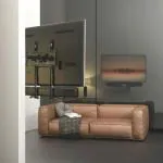 MYL Universal Adjustable 3 Angled Extension Arm Sound Bar Mount Bracket for Most 23 to 65 inch TVs (Black)