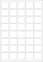 Novajet (Technova) Mpl 40L Labels (Per A4 Size Sheet) Multi Purpose Self Adhesive Labels (Label Size 39 X 35 Mm) (Pack Of 25 Sheets)