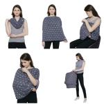 Feather Hug Mayan Symbol Cotton Nursing Covers for Mothers