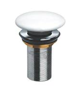 Thoisewelt White Brass Wash Basin Waste Coupling Cap