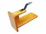 MDT India Table Top Polished Wooden Coconut Scraper Grater Shredder Movable Chirava (Jack Wood)