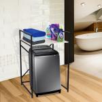 FORTUNE BLU Washing Machine Storage Rack Stand| Holder Saver Storage Rack 1 Shelf Brown White