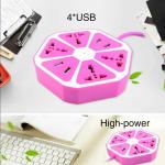 BOPUD Extension Board and 4 Socket, Outlet Ports with 6 ft Surge Protection Multi-Faceted Safety Power Sockets .