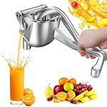 3Leaf Heavy Aluminum hand press juicer Orange juice maker Hand fruit Squeezer cold press juicer | Hand Press Juicer | Manual Fruit Squeezer | Juicer Heavy Duty