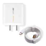 mPix 65W Charger Combo Compatible With Oppo Reno 6/F19 Pro+ 5G/ F19/ A77s/ A76/ A78 5G/ Reno8 Pro/ Reno 8T/ F19 Pro Plus 5G/ K10 5G/ F21 Pro 5G