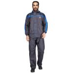 ORANGE Premium Quality Nylon Solid Reversible Supreme Raincoat Set For Mens|COLOUR:-BLUE|SIZE:-XL