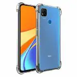Kite Digital Redmi 9/9C Transparent Bumper Shock Proof Corner Soft TPU Silicone Flexible Back Case Cover