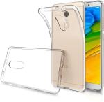 Fashionury Back Cover for Mi Redmi 5 (Transparent, Shock Proof, Silicon, Pack of: 1)