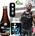 Inlazer Techno Weight Gain Capsule [30] & Weight Gain Syrup Combo / Protein Supplement Whey Protein (200 ml, No Flavour)
