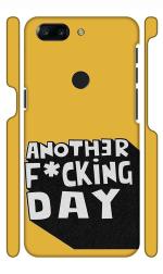 YAPZONE | Designer Back Case Cover for OnePlus 5T / One Plus 5T / 1+5T | Another Fcking Day |