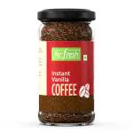 Re:fresh Vanilla Instant Coffee Powder | 100% Arabica Lightly Roasted | Premium Flavour Freeze Dried Coffee | Ready in Seconds | Makes 33 Cups In 50 Gm